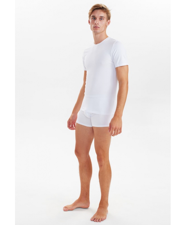 JBS 2-pak bambus t-shirt med rund hals i hvid til herre billede 4