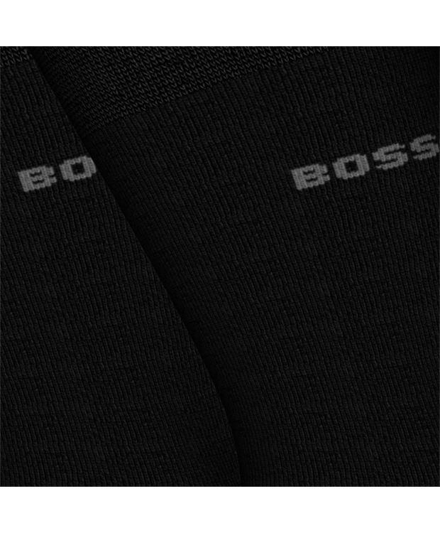 BOSS 2-pak bambusstrømper i sort til herre