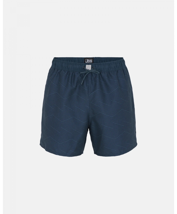 JBS badeshorts i genbrugt polyester i navy med striber til herre
