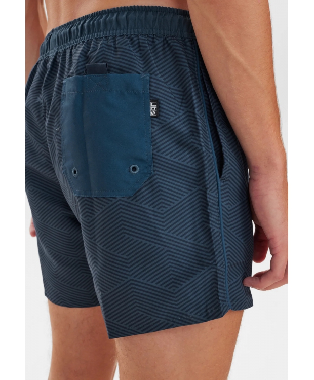 JBS badeshorts i genbrugt polyester i navy med striber til herre billede 5