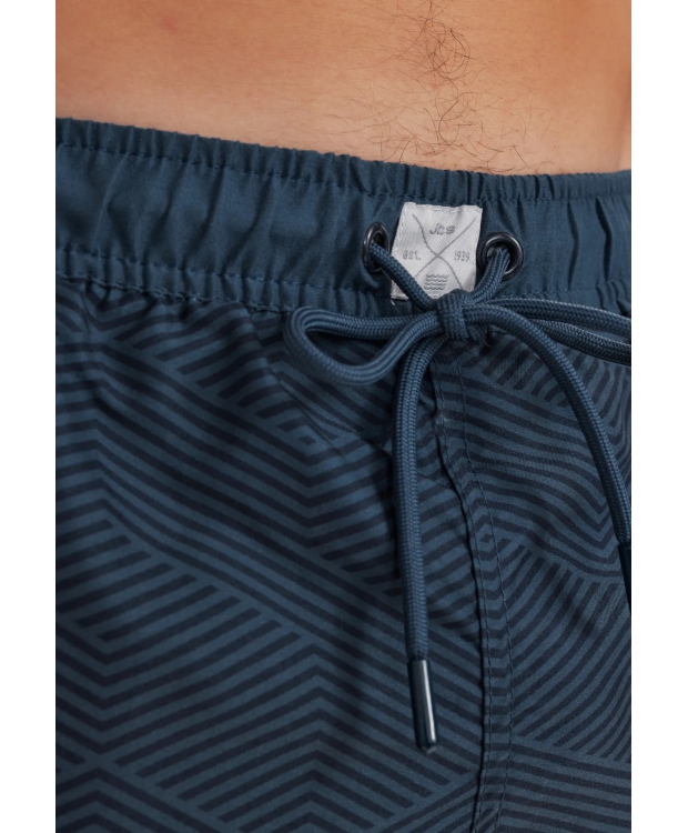 JBS badeshorts i genbrugt polyester i navy med striber til herre billede 6