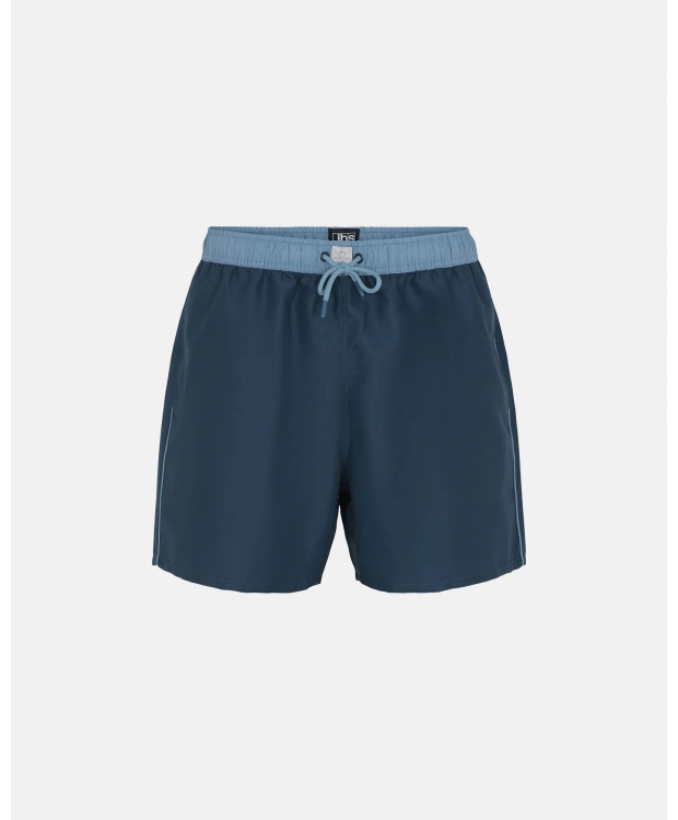 JBS badeshorts i genbrugt polyester i blå til herre