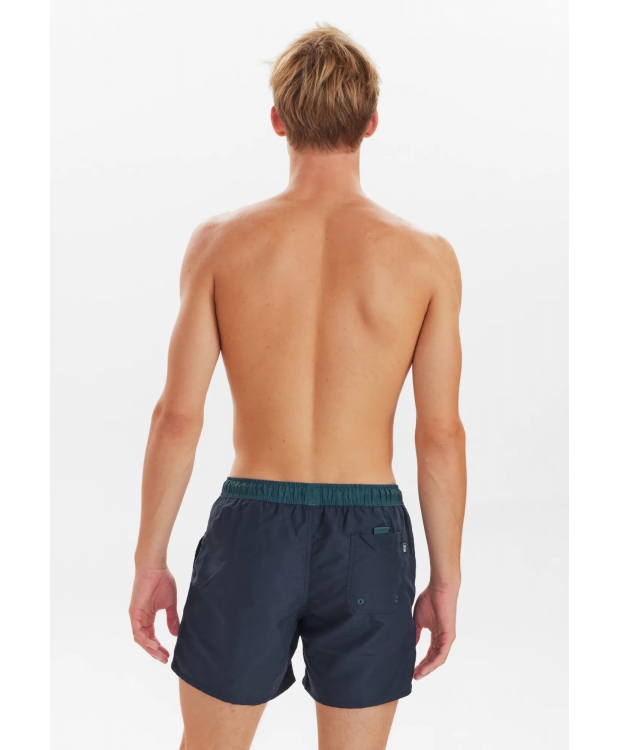JBS badeshorts i genbrugt polyester i blå til herre billede 3