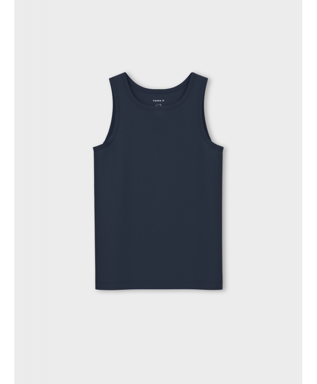 Name it 2-pak undertrøje/tank top i sort og grå til drenge billede 3