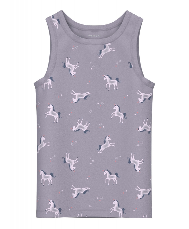 Name it 2-pak undertrøje/tank top i lyserød & lilla til piger.