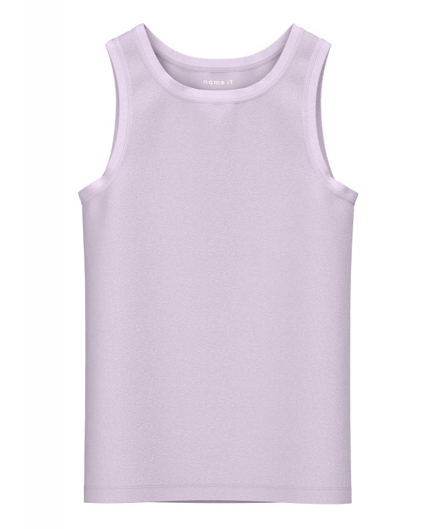 Name it 2-pak undertrøje/tank top i lyserød & lilla til piger. billede 3