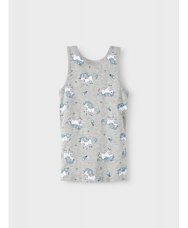 Name it 2-pak undertrøje/tank top i lyserød & grå til piger