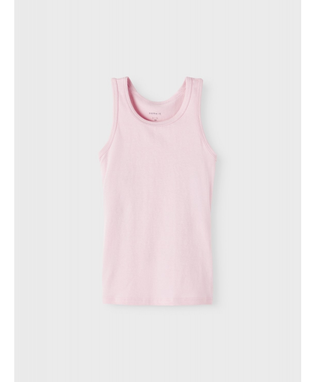 Name it 2-pak undertrøje/tank top i lyserød & grå til piger billede 3
