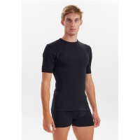 JBS bomulds t-shirt i sort til herre