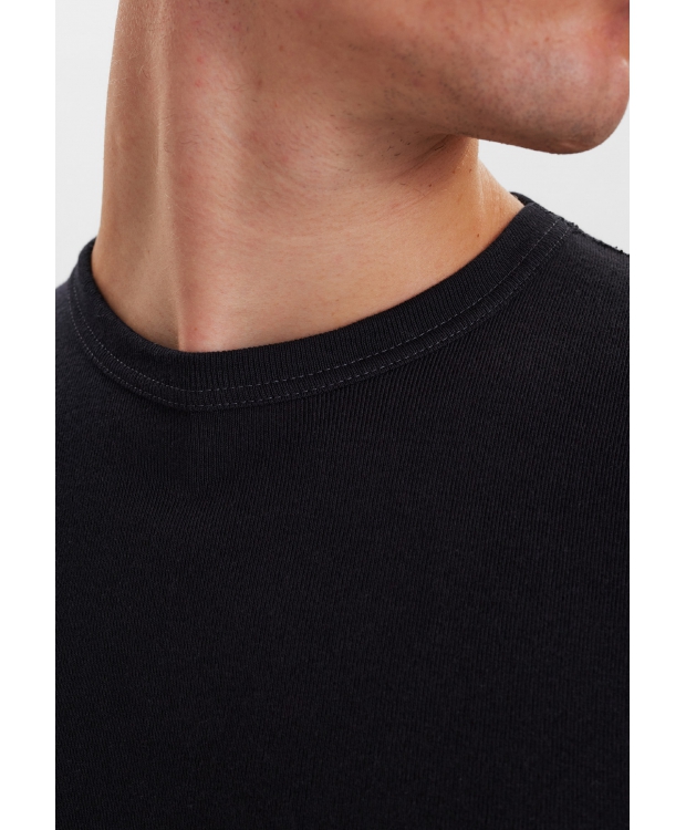 JBS bomulds t-shirt i sort til herre billede 4