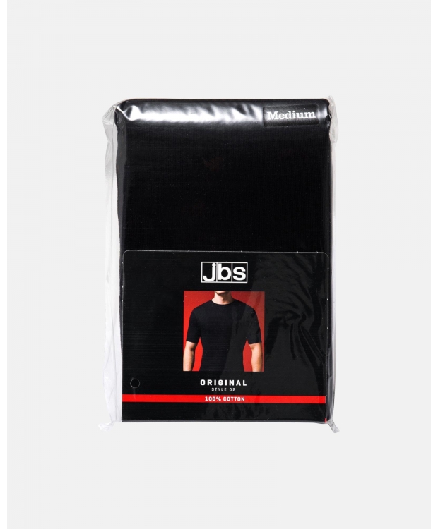 JBS bomulds t-shirt i sort til herre billede 6