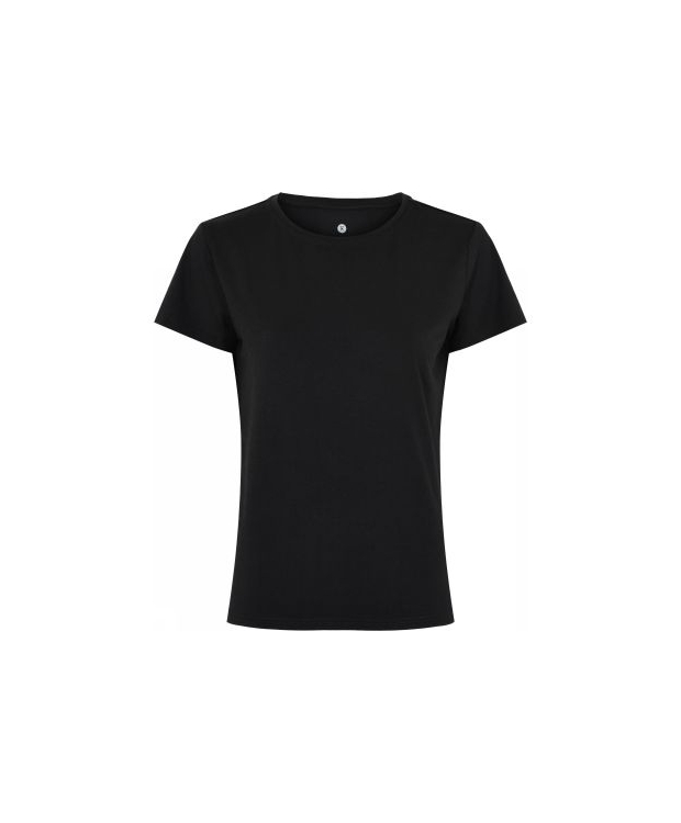 JBS of Denmark bambus t-shirt i sort med rund hals til kvinder