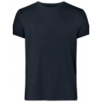 RESTERÖDS bambus T-shirt i navy med rund hals til herre
