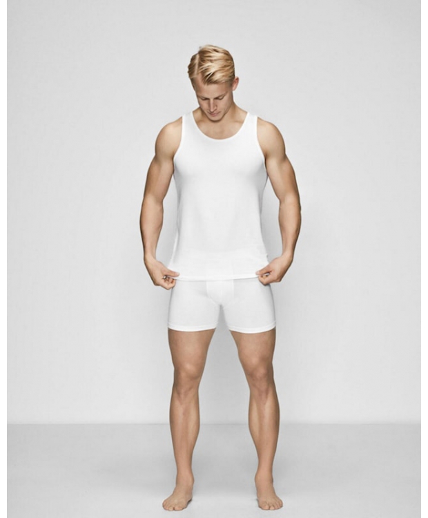 JBS Of Denmark tanktop/undertrøje i hvid til herre.