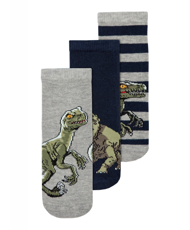 Name it 3-pak strømper med Jurrasic World motiv til drenge