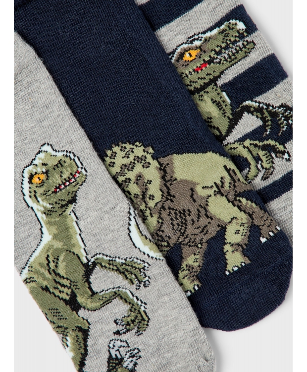 Name it 3-pak strømper med Jurrasic World motiv til drenge