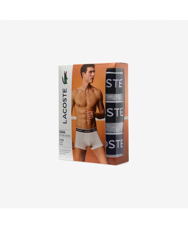 Lacoste 3-pak Underbukser/Boxershorts i Grå til Herre