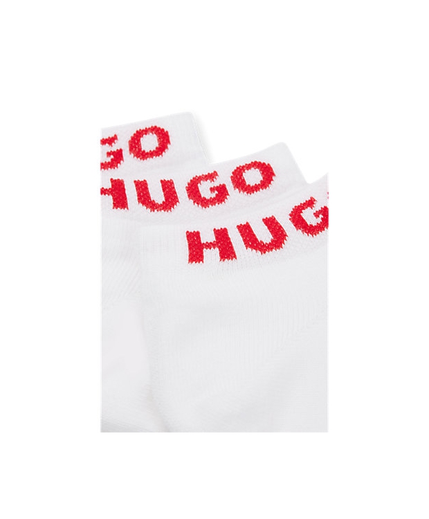 HUGO 3-pak ankelstrømper i hvid