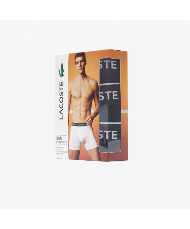 LACOSTE 3-pak underbukser/boxershort i sort til herre