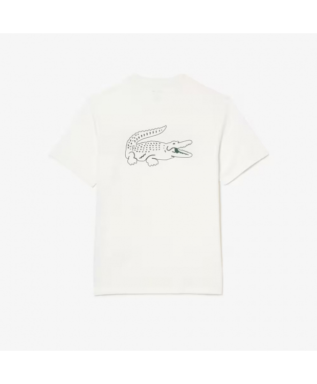 Lacoste T-shirt i Hvid til Herre (Relaxed Fit)