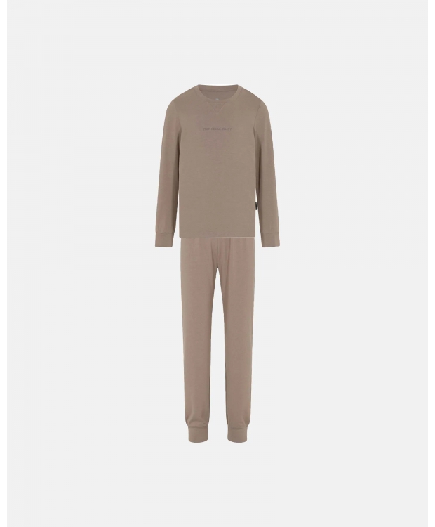 JBS Of Denmark pyjamassæt i brun til drenge