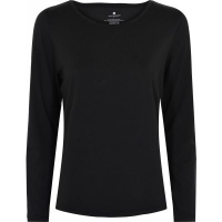 JBS of Denmark Women bambus langærmet t-shirt i sort til kvinder