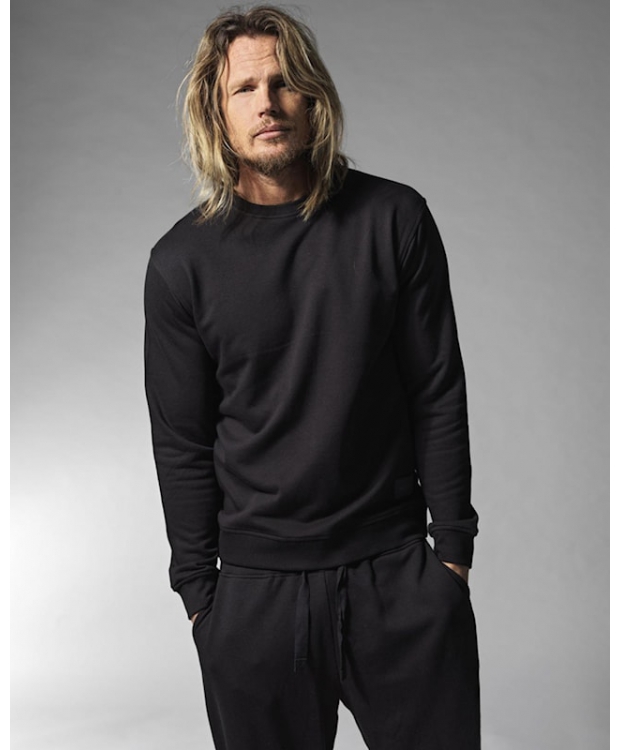 RESTERÖDS bambus sweatshirt FSC i navy til herre. billede 3