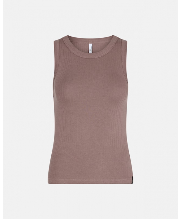 JBS of Denmark Women bambus "Rib" top i brune nuancer til kvinder billede 3